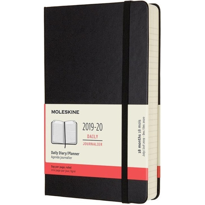 Ежедневник MOLESKINE ACADEMIC Large, чёрный DSB18DC3